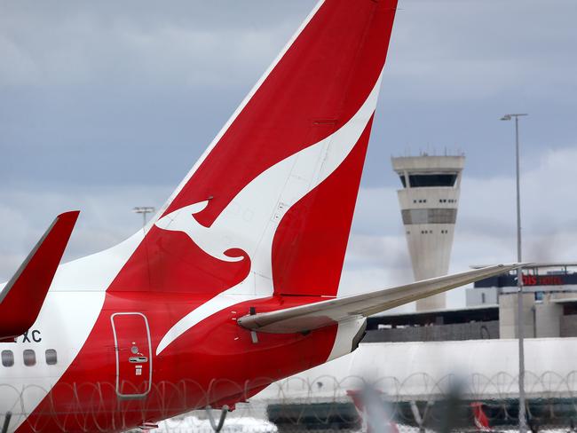 BRISBANE, AUSTRALIA - NewsWire Photos NOVEMBER 05 2021. General scenes at Brisbane Domestic airport featuring QANTAS. Picture: NCA NewsWire/Jono Searle