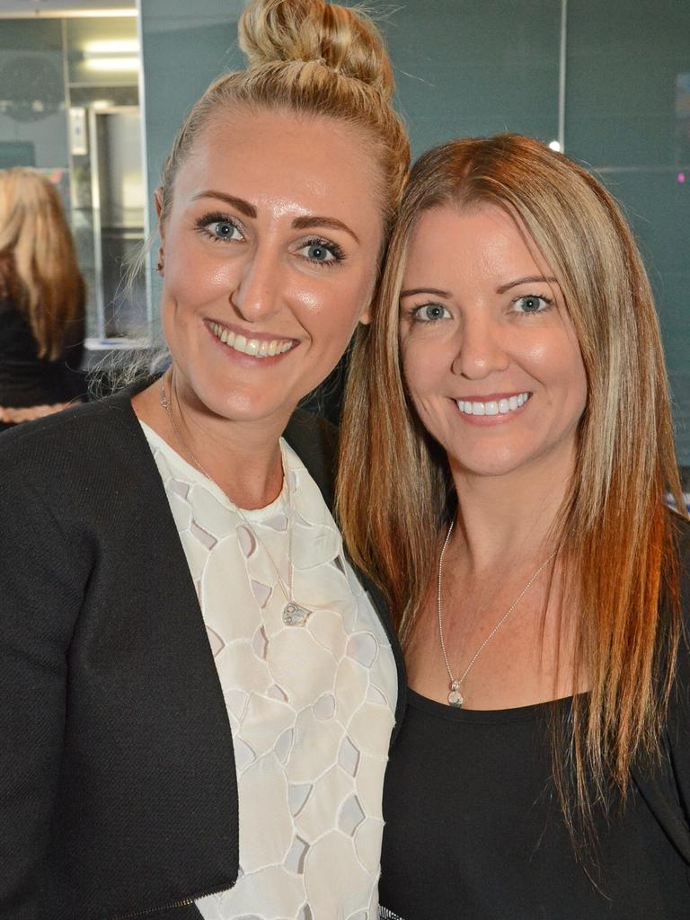 Shanna Baxter and Twaanie Caine at Early Risers IWD breakfast at Sofitel Broadbeach. Picture: Regina King