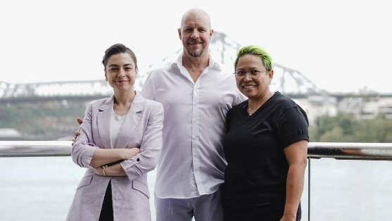 Gizem Temizkan, Andrew Baturo and head chef Suwisa Phoonsang.