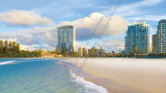 The location for the new Coolangatta resort.