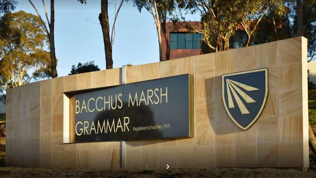 The fellow teacher who attended the football with his friend then infected three other teachers at Bacchus Marsh Grammar.