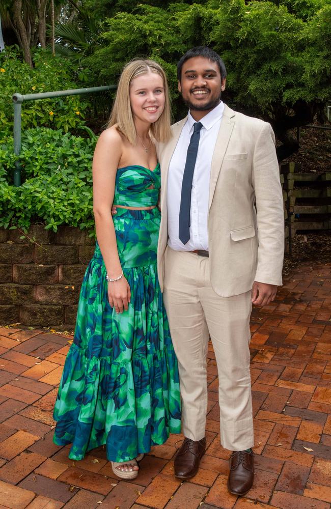 Izzy Edwards and Joshua David. Weetwood Raceday at Toowoomba Turf Club. Saturday, September 28, 2024. Picture: Nev Madsen.