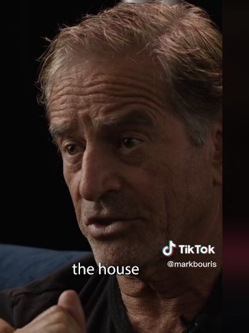 Mark Bouris revealed he was forced to sell his own home in the 1990s. Picture: TikTok