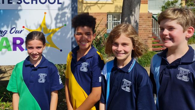 Wooloowin State School's 2024 captains. Picture: Contributed