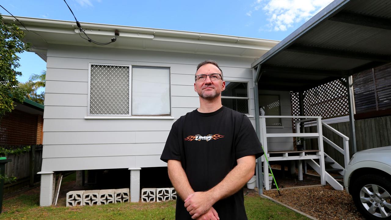 Lyle Mildenhall, 43, earns more than a living wage – but still can't buy a home. His rent has risen 20 per cent in the last year and he says he's giving up hope. Picture: David Clark