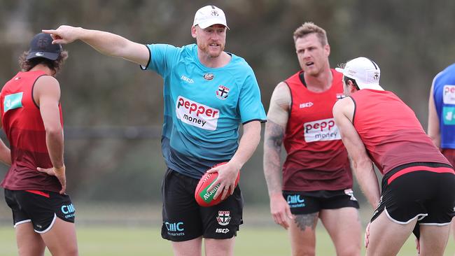 Jarryd Roughead is having an impact on the Saints. Picture: Michael Klein