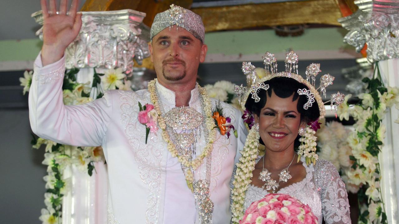 Martin Stephens had a traditional wedding with his wife. Picture: Supplied