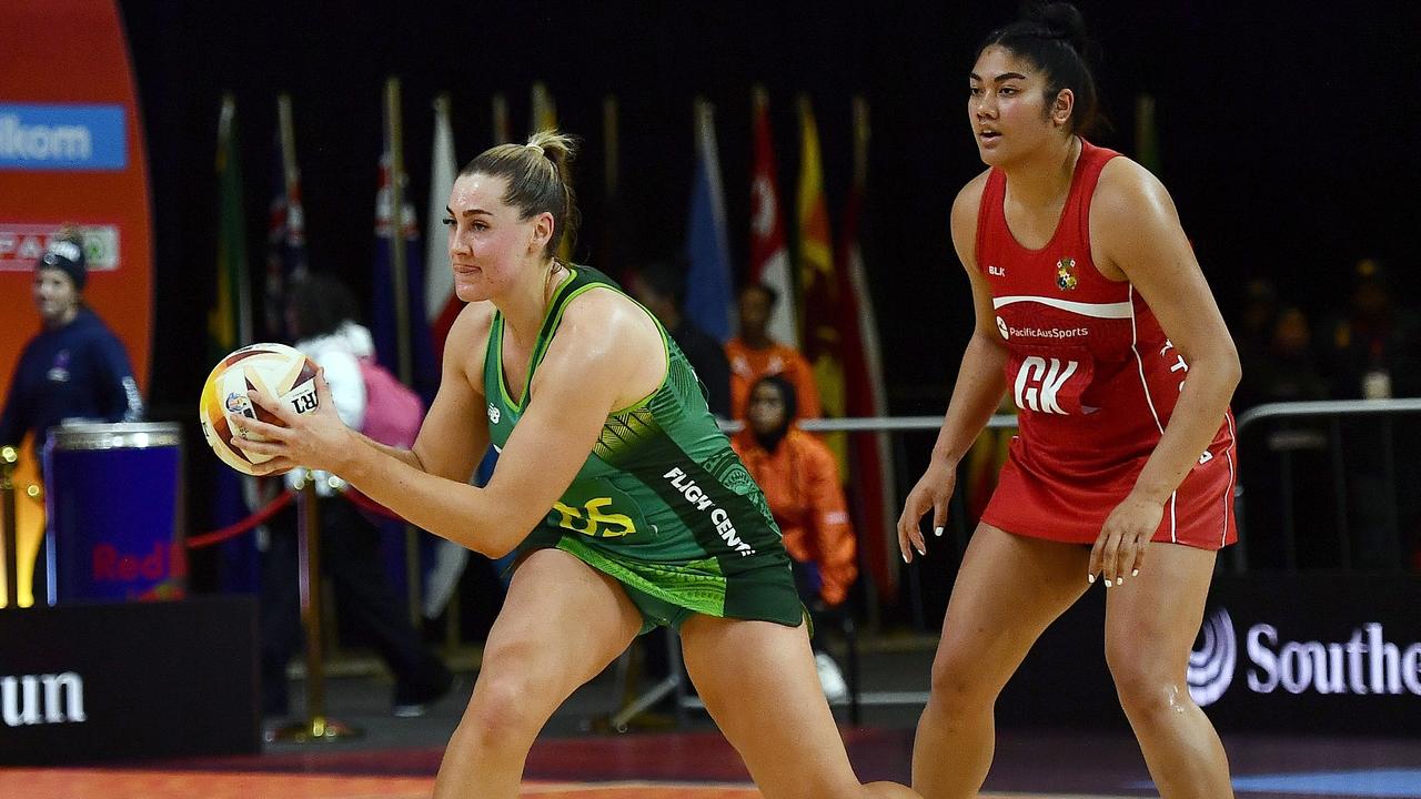 Sophie Garbin is in fine form at the World Cup. (Photo by Ashley Vlotman/Gallo Images/Netball World Cup 2023)