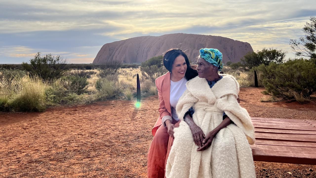 Australian singer Christine Anu and mum Zipporah Whap together before her recent passing.