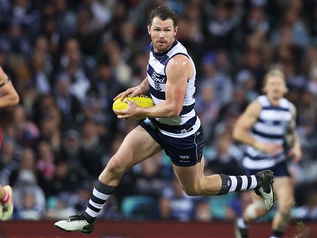 Dangerfield has played 15 matches for Geelong this season in an injury-hit year. Picture: Mark Metcalfe/AFL Photos/via Getty Images