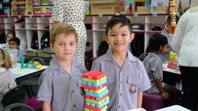 Jack Mills and Shoben Shanmugam – Berwick campus. Image: supplied