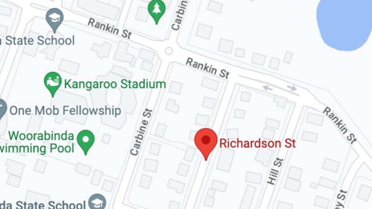 Queensland Police were called to Richardson St in Woorabinda on Friday after reports a boy had been found inside a car. Picture: Google Maps