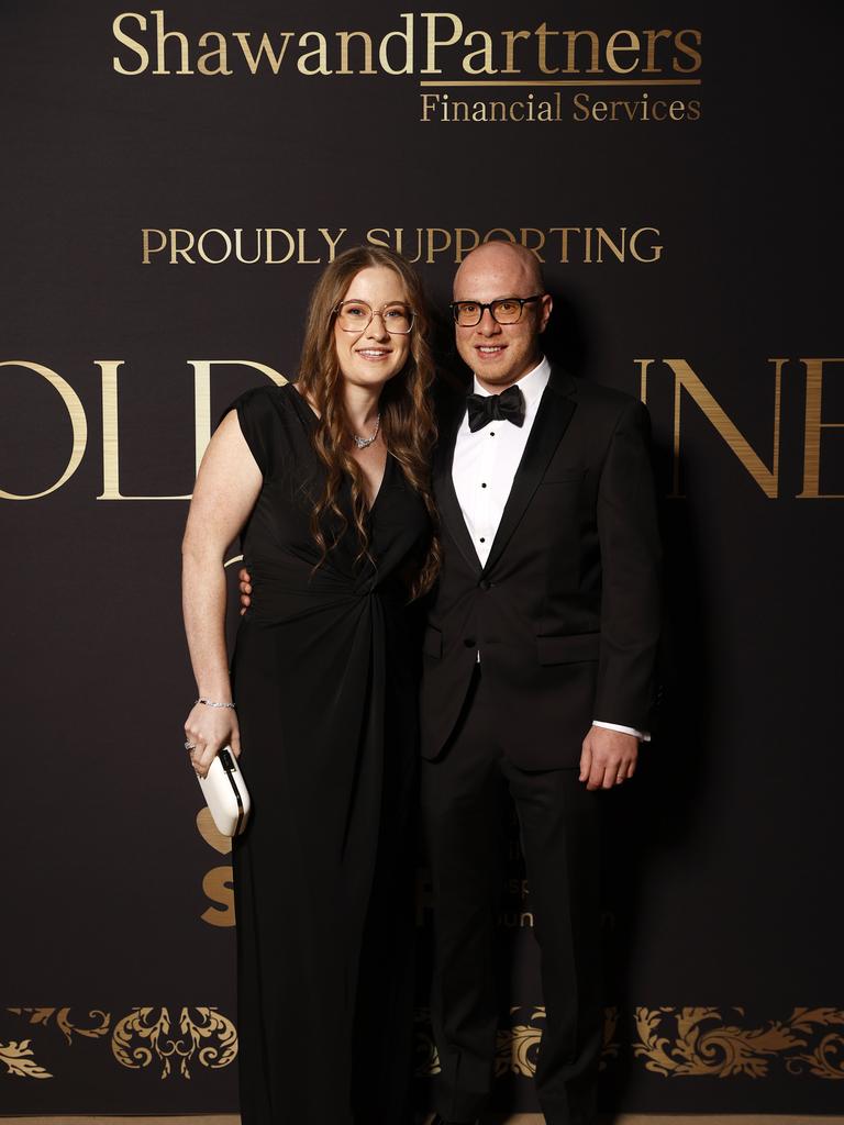 Paula Pratt and Nassib Thoumi at the Gold Dinner Fundraiser for the Sydney Children’s Hospital Picture: Jonathan Ng