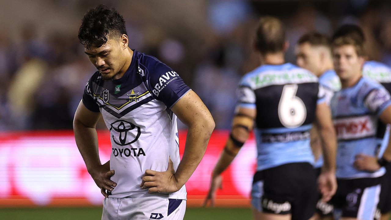 Clinical Cowboys smash sorry Sharks to book place in final four, NRL