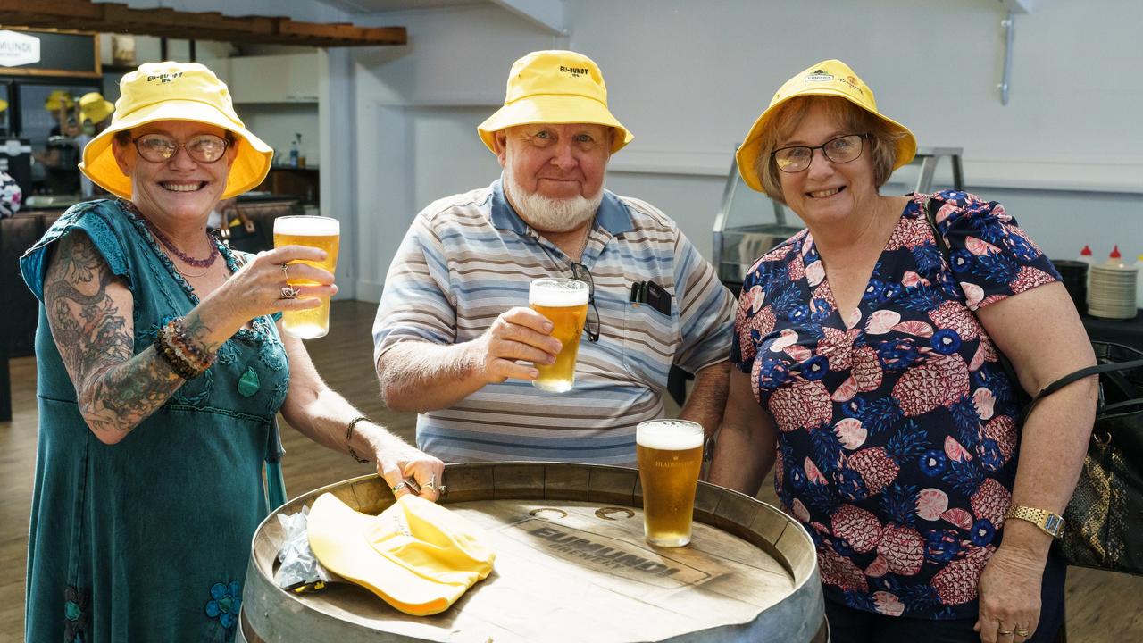 Guests Mel Ford, Rod Walker and Sharon Walker. Picture: Alain Bouvier