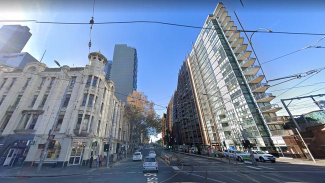 Melbourne's second injecting room is set to open on Flinders St. Picture: Google Maps