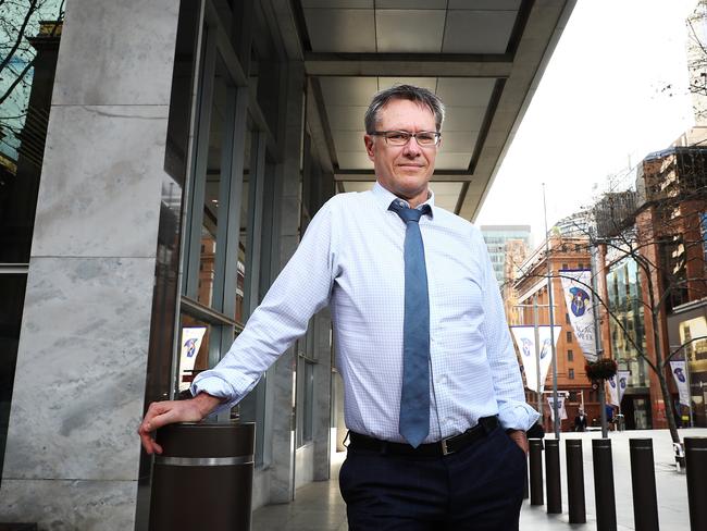 7/9/18: Reserve Bank Deputy Governor Guy Debelle at RBA HQ in Martin Place, Sydney. John Feder/The Australian.