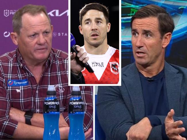 There are plenty of questions around the Ben Hunt saga. Photo: Getty Images, NRL and Channel 9