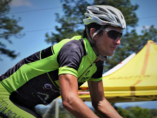 Professional endurance athlete Morgan Pilley returned home from Italy to complete the Clarence Valley 24-Hour Ride For Youth at Junction Hill Criterium Cycle Track on Nov 14-15, 2020.Photo Bill North / The Daily Examiner