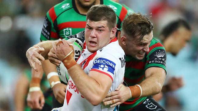 Blake Lawrie will remain at the Dragons until the end of 2026, after signing a three-year contract. Picture: Getty Images.