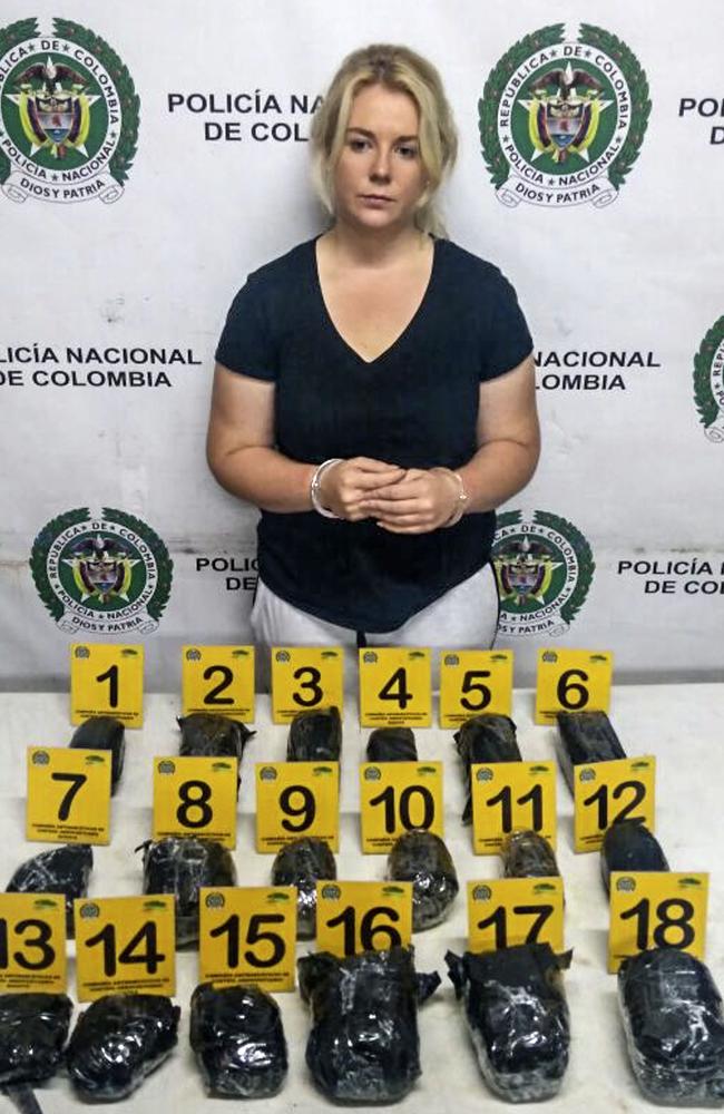 Sainsbury is behind bars in Bogota after she was found with 5.8 kilograms of cocaine in her luggage in the capital city’s El Dorado Airport. She said in court documents that she was threatened into carrying it by a mysterious international drugs syndicate.