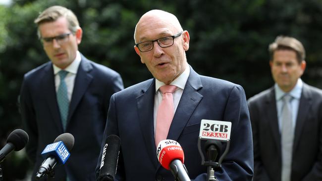 NSW Finance Minister Damien Tudehope said the government had received over 3,800 applications for rent relief, 628 of which had been approved as of Thursday. Picture: Jonathan Ng