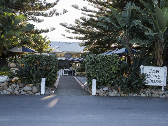 The exterior of The Boathouse Palm Beach before it was bulldozed. Picture: Dylan Robinson