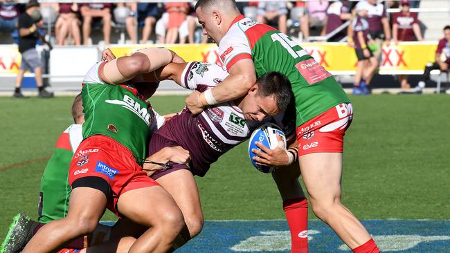 Burleigh Bears player Hayden Schwass. (AAP image, John Gass)