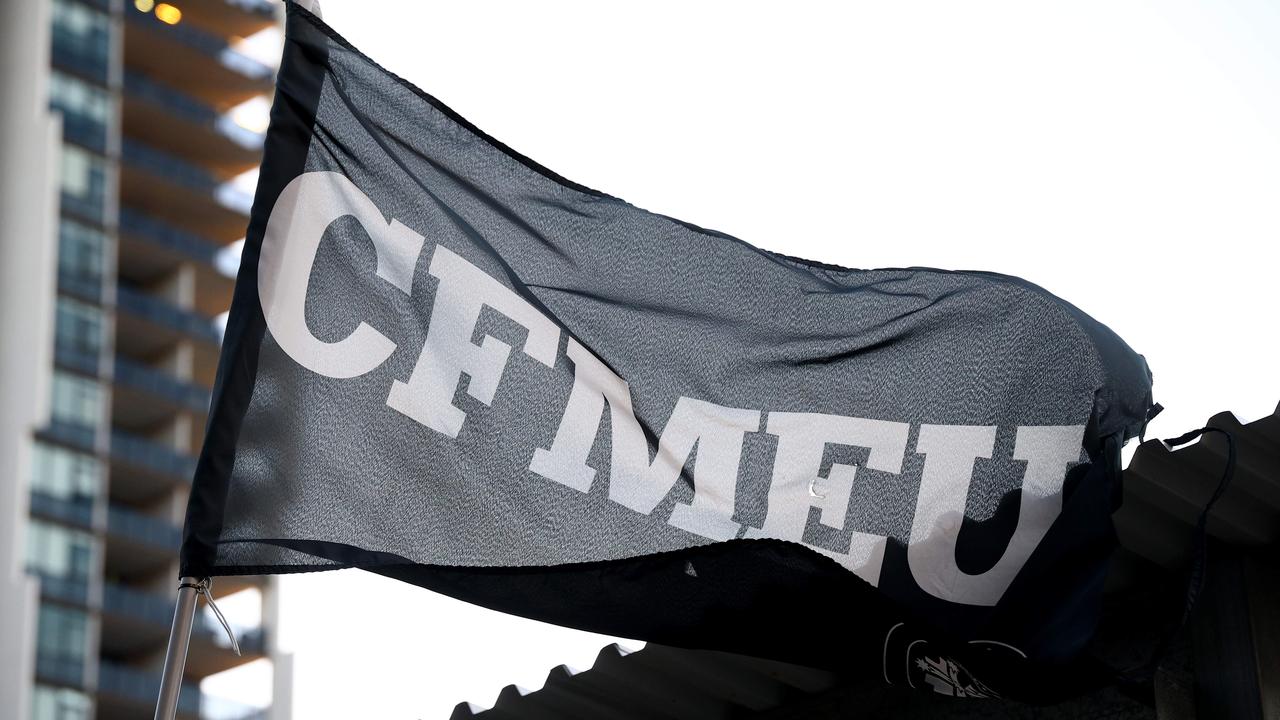 Greens shoot down hopes of upper house inquiry into CFMEU