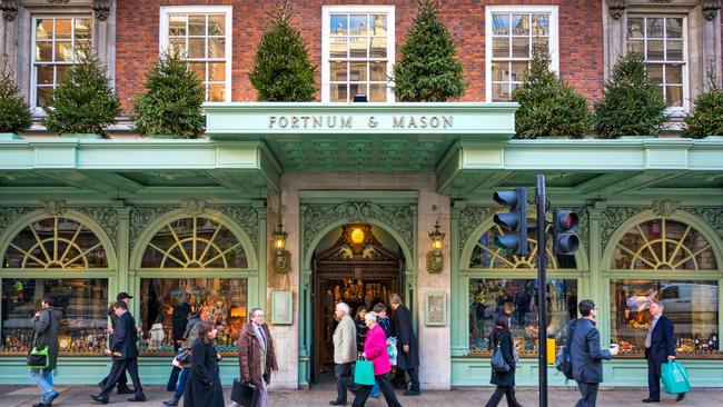 The money was reportedly stuffed into Fortnum and Mason bags