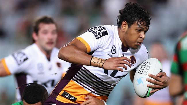 Selwyn Cobbo is pushing hard for a spot in the Maroons’ side for Origin I. Picture: Cameron Spencer/Getty Images