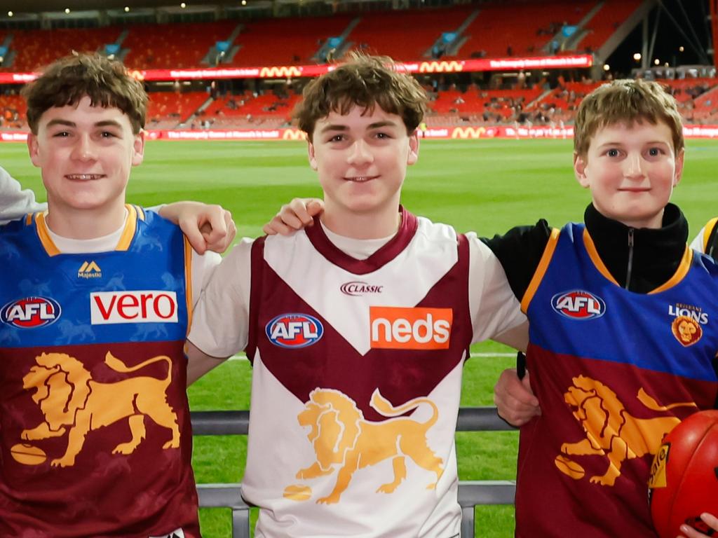 There were plenty of Brisbane fans in the house for the semi-final. Picture: Dylan Burns/AFL Photos via Getty Images