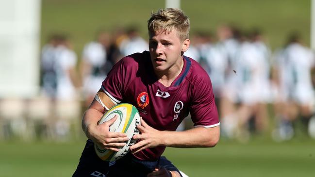 Max Plath in action for the Queensland Schoolboys. Picture: Paul Seiser, SPA Images