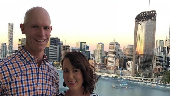 Brisbane’s Amy Hennessey hopes to have finally won her cancer battle after surgeons removed her cancerous bladder and replaced it with a “neobladder”. Picture: Supplied.