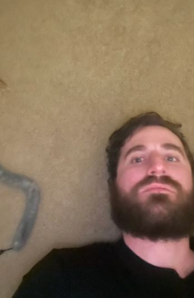 The killings came a day after Matthew Hertgen took a selfie with a cat toy. Picture: Facebook/hertgen