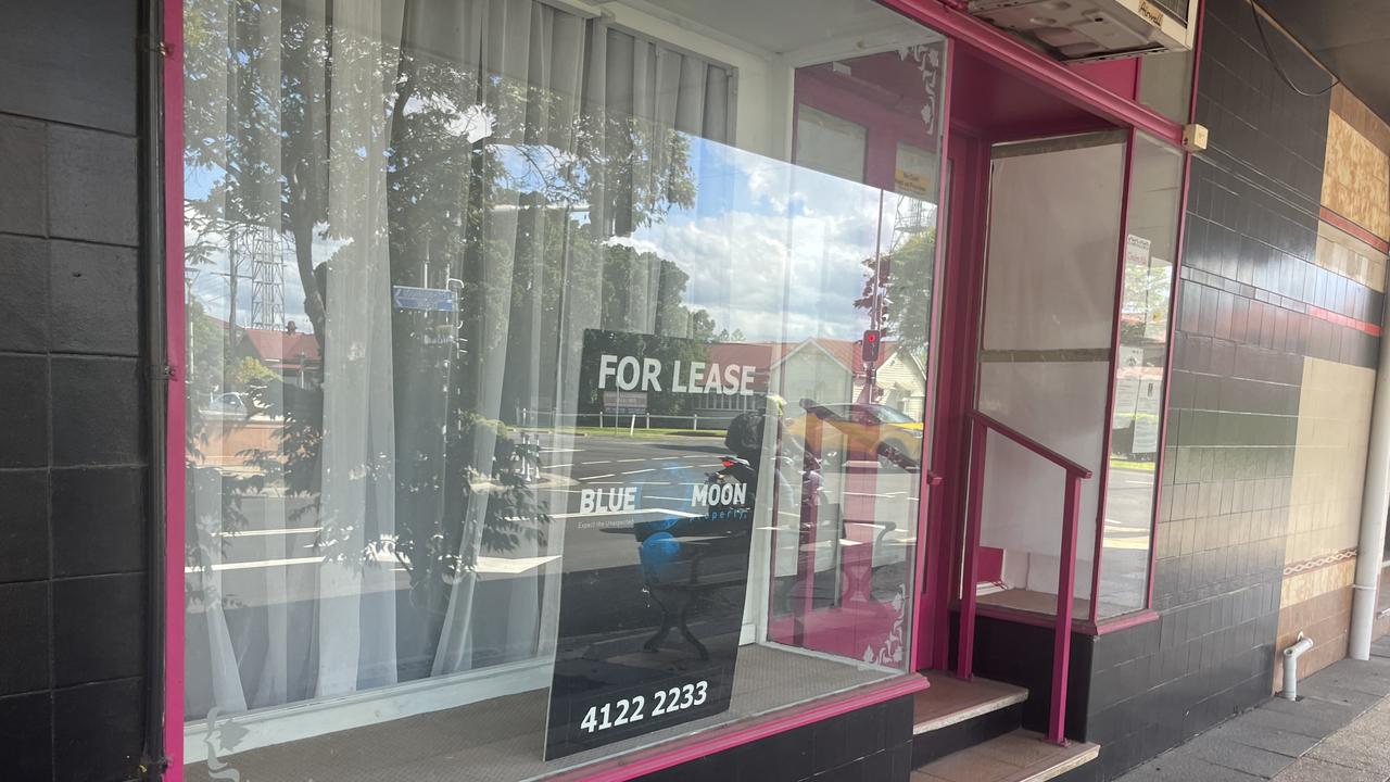 An empty shop in Maryborough.