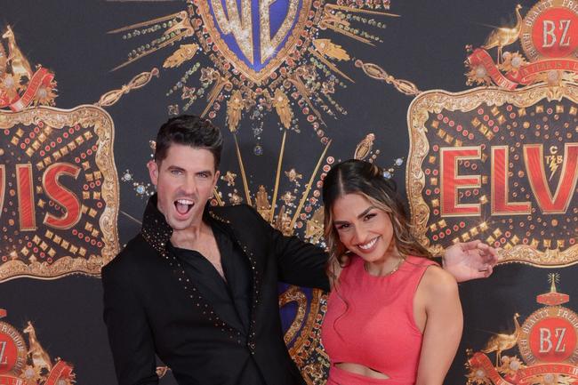 Scott Tweedie and Avneesha at Australian premiere of ‘Elvis’ at Event Cinemas Pacific Fair, Broadbeach. Pic: Regina King