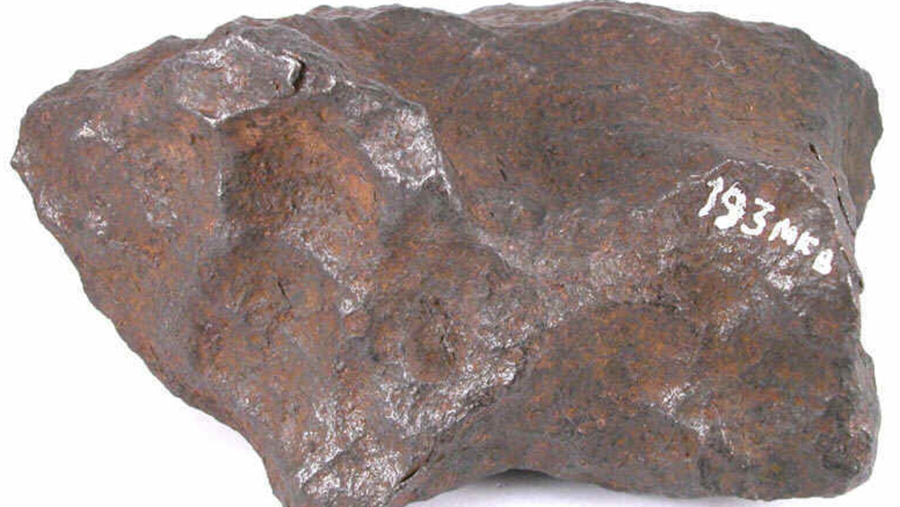 It’s not likely the meteorite that soared over Portugal will be found, unlike the Henbury meteorite (pictured), which was found in Northern Territory, Australia in 1931.