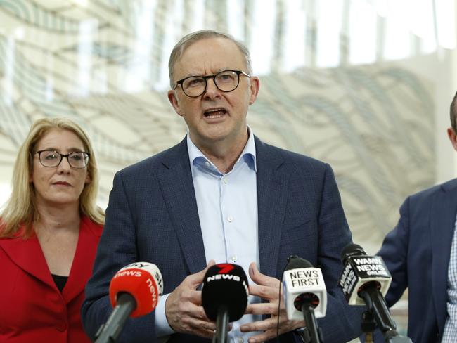 On the campaign trail, Anthony Albanese made it clear the stage three tax cuts were safe. Picture: NCA NewsWire /Philip Gostelow