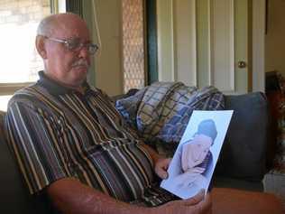 CANCER BATTLE: Kevin Allen sits in his late wife's favourite spot in their Kingaroy home as he shares about Linda's passion for helping others. Picture: Jessica McGrath