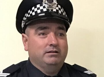 Leading Senior Constable Dennis Cox, 47, tragically died when he was hit by a car while cycling on the outskirts of Sea Lake in northwest Victoria on November 12.