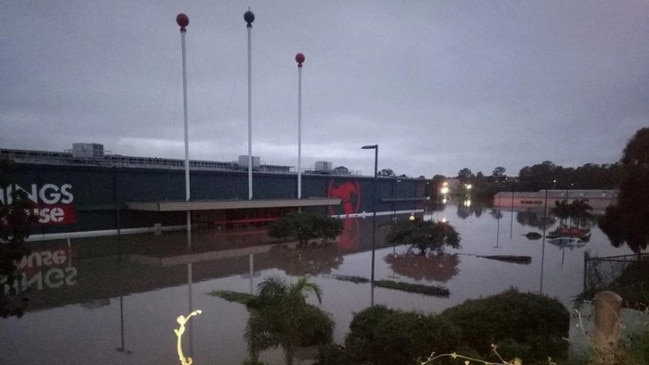 February flooding at Bunnings Oxley.