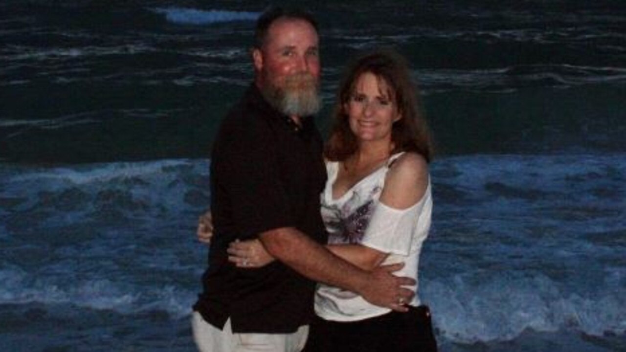 Mr Sales and his wife of 25 years, Chanda. Picture: GoFundMe