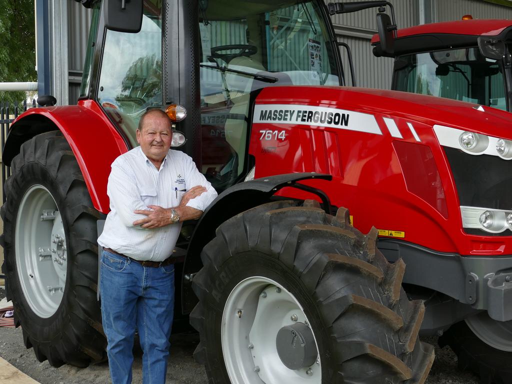 North West Farm Machinery owner Roger Moylan says there’s no government support for small businesses struggling through the drought. Picture: Alexandra Bernard