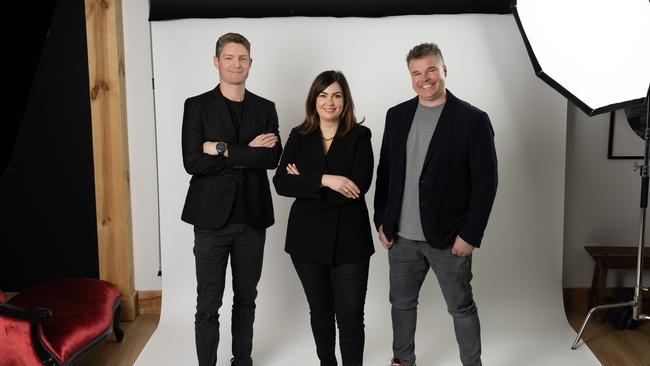 Anni chief technology officer Timothy Smith, chief product officer Anna Lee-Renwick and chief executive Diranne Lee-Renwick.