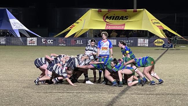 Scrum action from the GPS and Brothers clash.