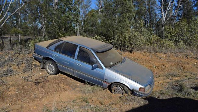 Car accident on Warrego Highway between Chinchilla and Miles, 09/07/19. Picture: Brooke Duncan