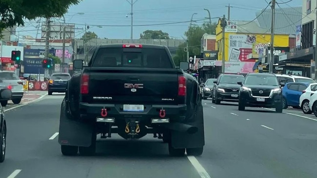 This GMC Sierra was spotted in Clayton. Picture: Reddit