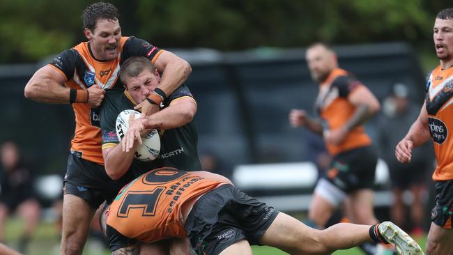 Jake O’Meley in action for Wyong. Picture: Sue Graham