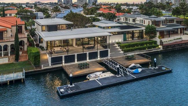 Pub prince Tony Burnett put his waterfront home on the market for just under $11m. Picture: Realestate.com.au